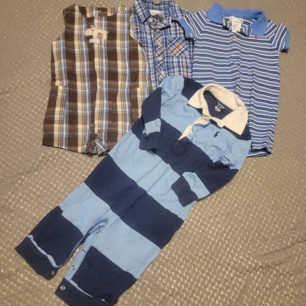 9M Baby Boy Rompers
